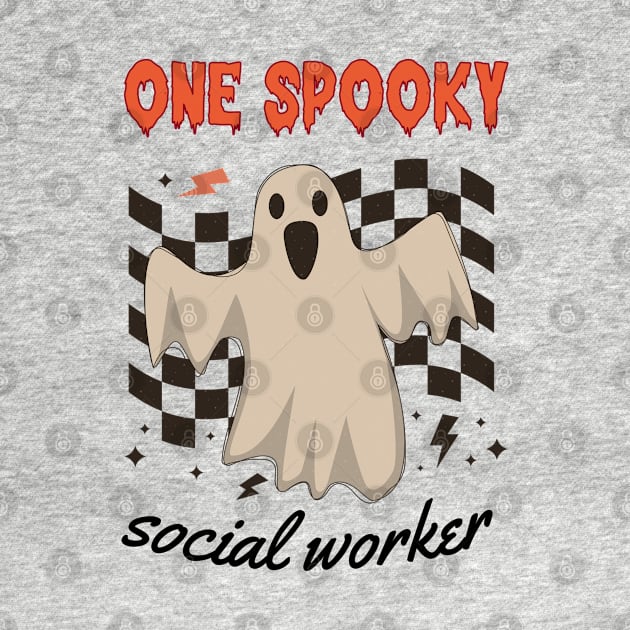 Licensed Clinical Social Worker - Spooky Halloween Design by best-vibes-only